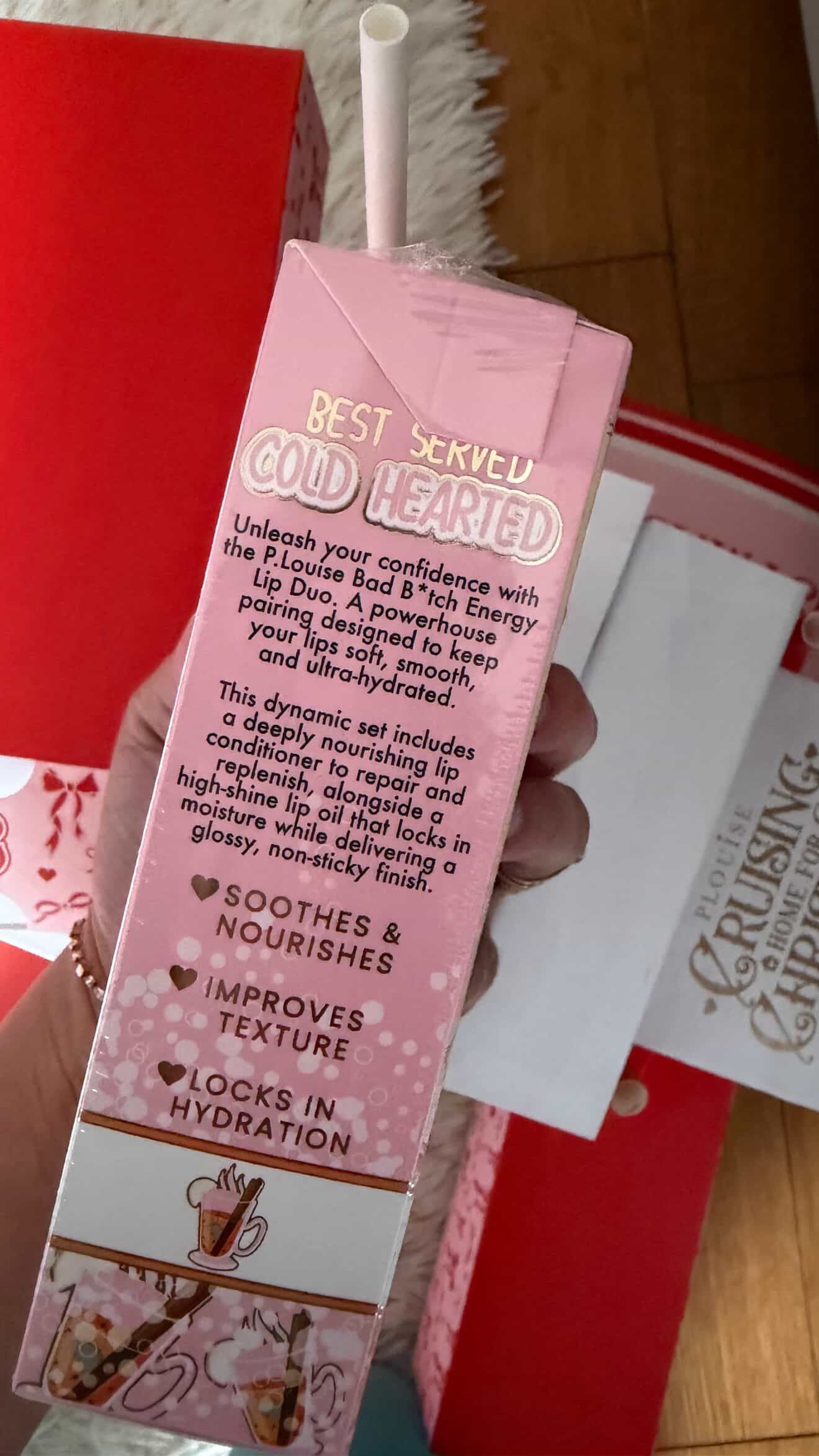 P.Louise Advent Calendar – Day 3 Lip Duo (Lip Conditioner & Lip Oil) – Hot Toddy